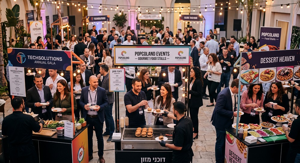 7 סיבות מדוע דוכני מזון הם האטרקציה המנצחת שלכם